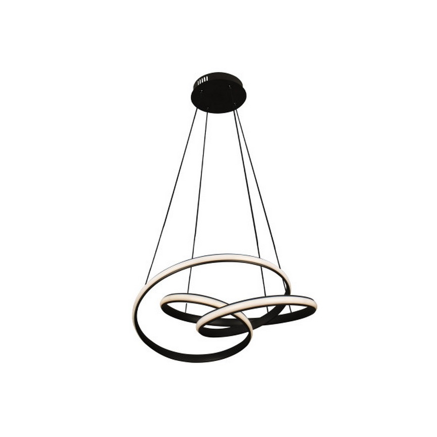 Lámpara colgante LED regulable suspendida por cable LED/85W/230V 3000-6500K Ø 49 cm + control remoto