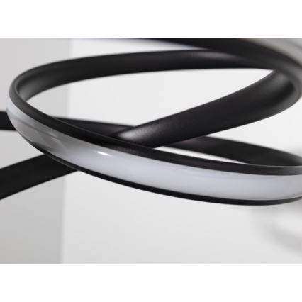 Lámpara colgante LED regulable suspendida por cable LED/85W/230V 3000-6500K Ø 49 cm + control remoto