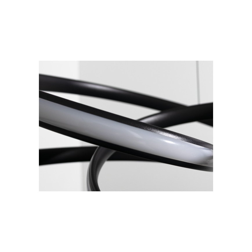 Lámpara colgante LED regulable suspendida por cable LED/85W/230V 3000-6500K Ø 49 cm + control remoto