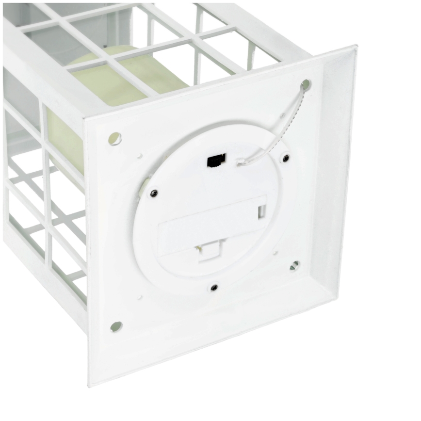 LED Lámpara colgante solar LED/0,02W/1,2V 1xAA 2700K IP44 200 mAh blanco