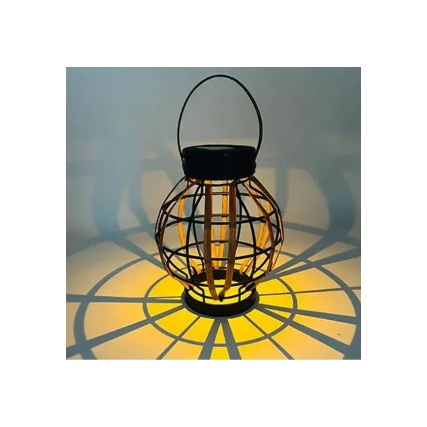 LED Lámpara colgante solar LED/0,1W/1,2V diá. 15 cm 600 mAh IP44