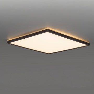 LED Lámpara de baño con sensor de movimiento y crepuscular NIVERA LED/18W/230V IP54 3000/4000/6000K 30x30 cm negro + control remoto