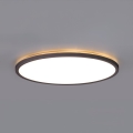 LED Lámpara de baño con sensor de movimiento y crepuscular NIVERA LED/32W/230V IP54 3000/4000/6000K diá. 42 cm negro + control remoto