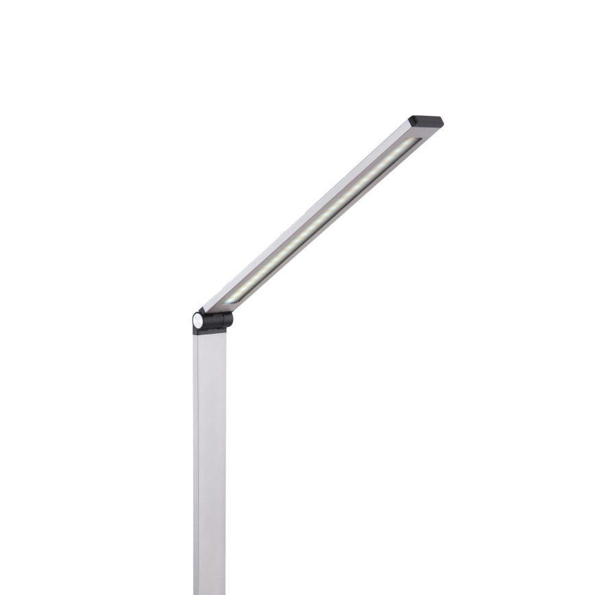 LED Lámpara de mesa con cargador inalámbrico LED/10W/230V 3000/4000/4500/5000/6000K cromo mate