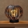 LED Lámpara de mesa decorativa LED/3xAA negro/cobre