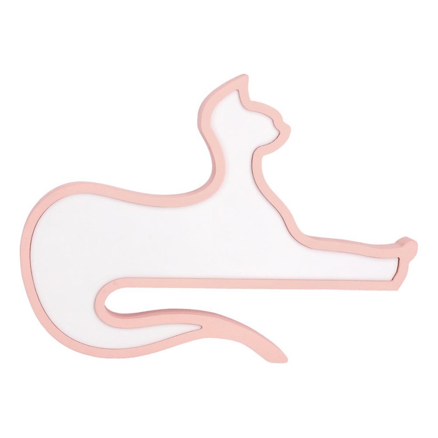 LED Lámpara de mesa infantil CAT LED/13W/230V rosa
