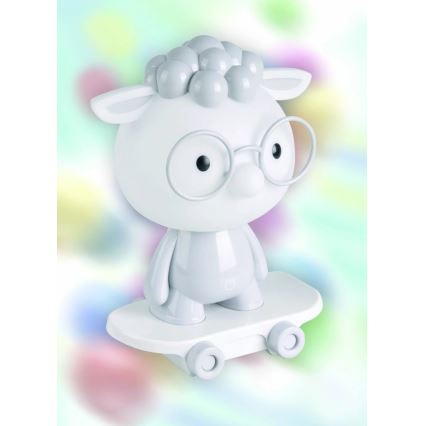 LED Lámpara de mesa infantil regulable LED/2,5W/230V oveja gris