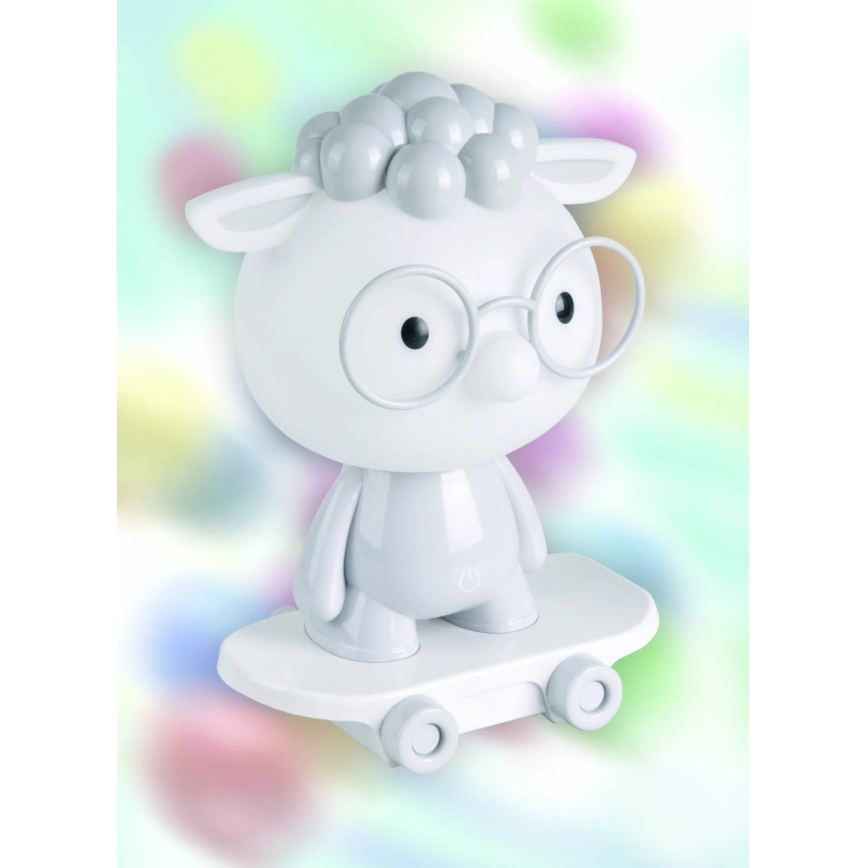 LED Lámpara de mesa infantil regulable LED/2,5W/230V oveja gris