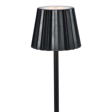 LED Lámpara de mesa táctil recargable y regulable LED/4W/5V 3000-6000K 1800 mAh negro