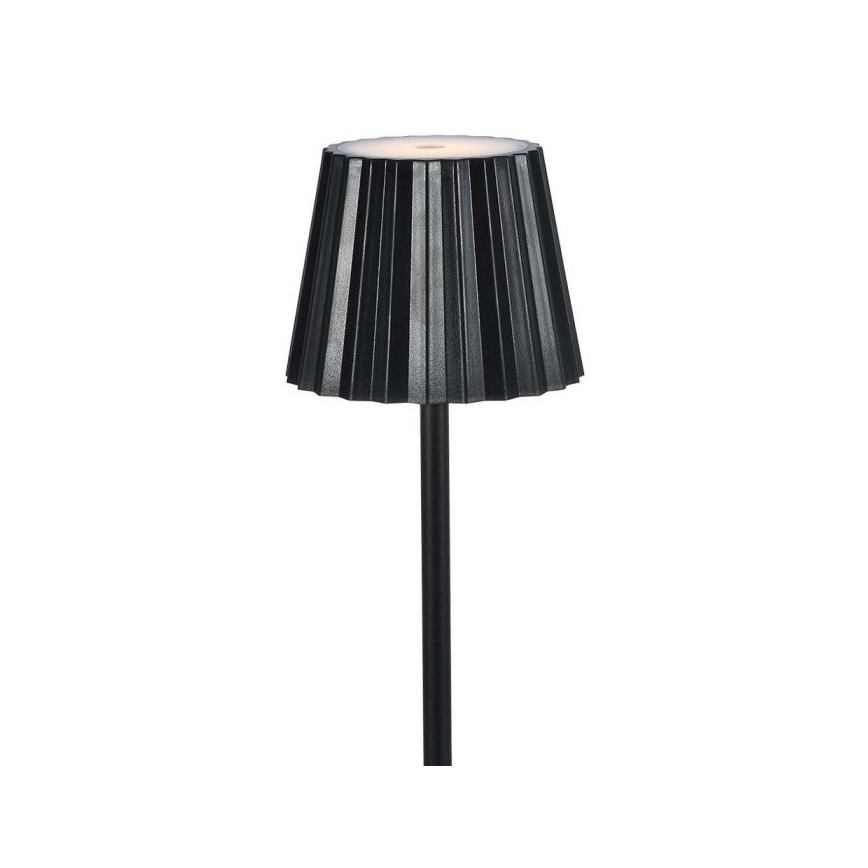 LED Lámpara de mesa táctil recargable y regulable LED/4W/5V 3000-6000K 1800 mAh negro