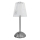LED Lámpara de mesa táctil recargable y regulable ELBA LED/1,6W/800 mAh cromo mate/transparente