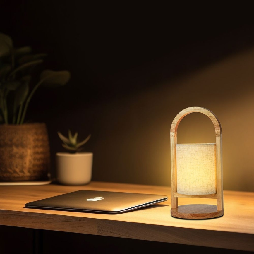 LED Lámpara de mesa táctil recargable y regulable LED/1,5W/5V 3000K 1800 mAh beige