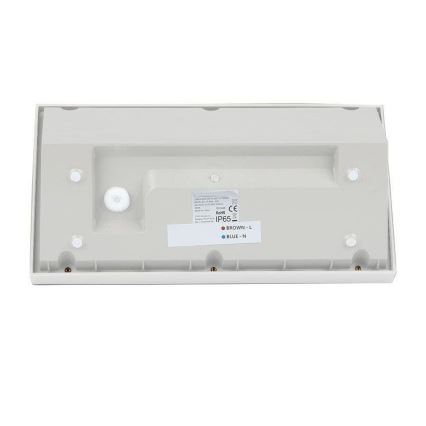 Lámpara de pared LED para exterior LED/20W/230V 4000K IP65 blanca