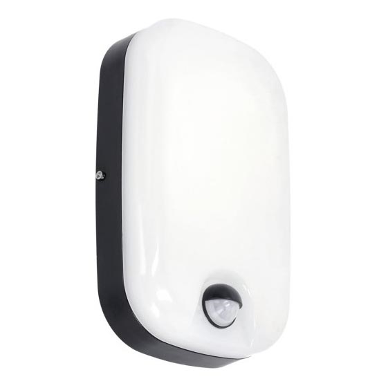 LED Lámpara de pared exterior con sensor de movimiento y crepuscular BAVANO LED/15W/230V 3000/4000/5700K IP54