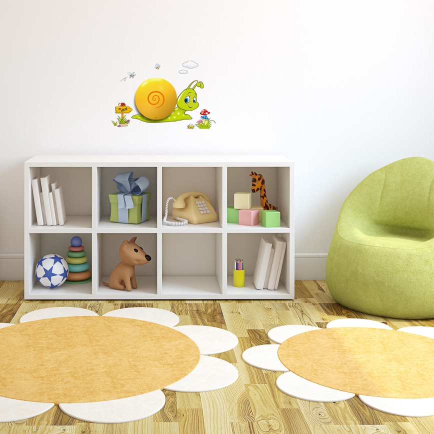 LED Lámpara de pared infantil LED/0,6W/3xAAA