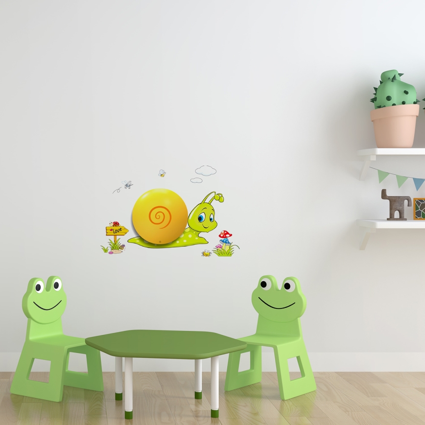 LED Lámpara de pared infantil LED/0,6W/3xAAA