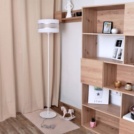 LED Lámpara de pie HELEN 1xE27/15W/230V blanco