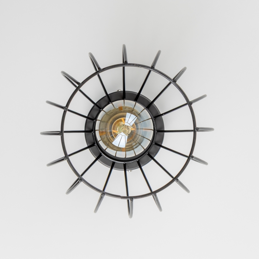 LED Lámpara de techo 1xE27/6,5W/230V negra