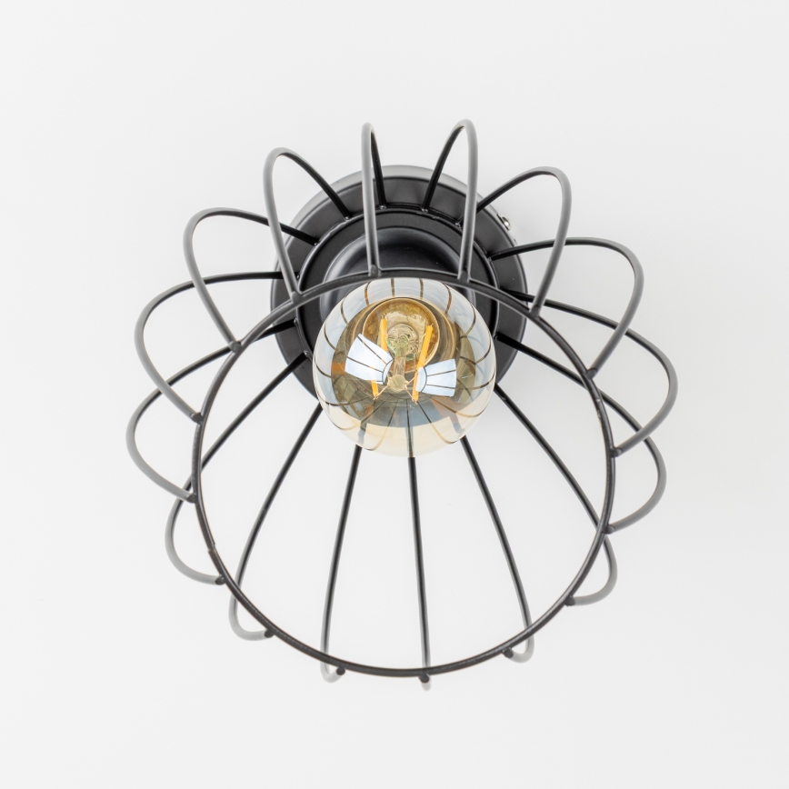 LED Lámpara de techo 1xE27/6,5W/230V negra