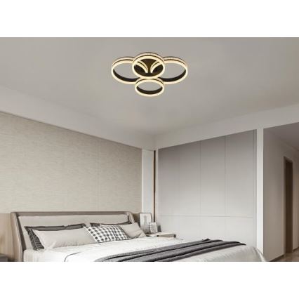 LED lámpara de techo regulable de montaje en superficie LED/150W/230V 3000-6500K + mando a distancia