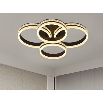 LED lámpara de techo regulable de montaje en superficie LED/150W/230V 3000-6500K + mando a distancia