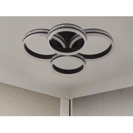 LED lámpara de techo regulable de montaje en superficie LED/150W/230V 3000-6500K + mando a distancia
