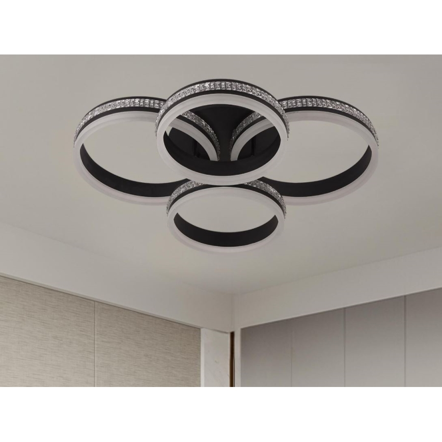 LED lámpara de techo regulable de montaje en superficie LED/150W/230V 3000-6500K + mando a distancia