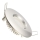 LED Lámpara empotrable para el baño LED/7W/230V 4000K plata IP44