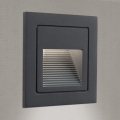 LED Lámpara empotrada LORO LED/2W/230V IP65 antracita