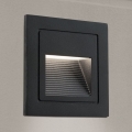 LED Lámpara empotrada LORO LED/2W/230V IP65 negro