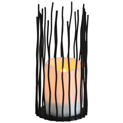 Lámpara decorativa LED exterior NYBORG LED/2xAA 22 cm IP44 blanco cálido
