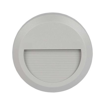 Lámpara LED para escaleras exterior LED/2W/230V IP65 3000K gris