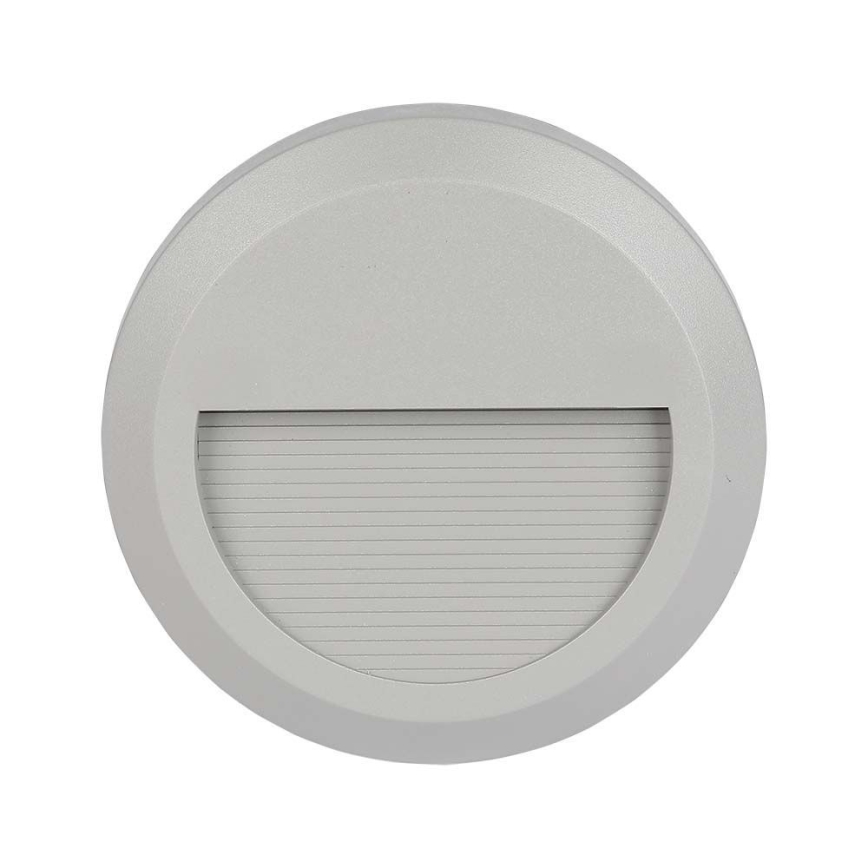Lámpara LED para escaleras exterior LED/2W/230V IP65 3000K gris