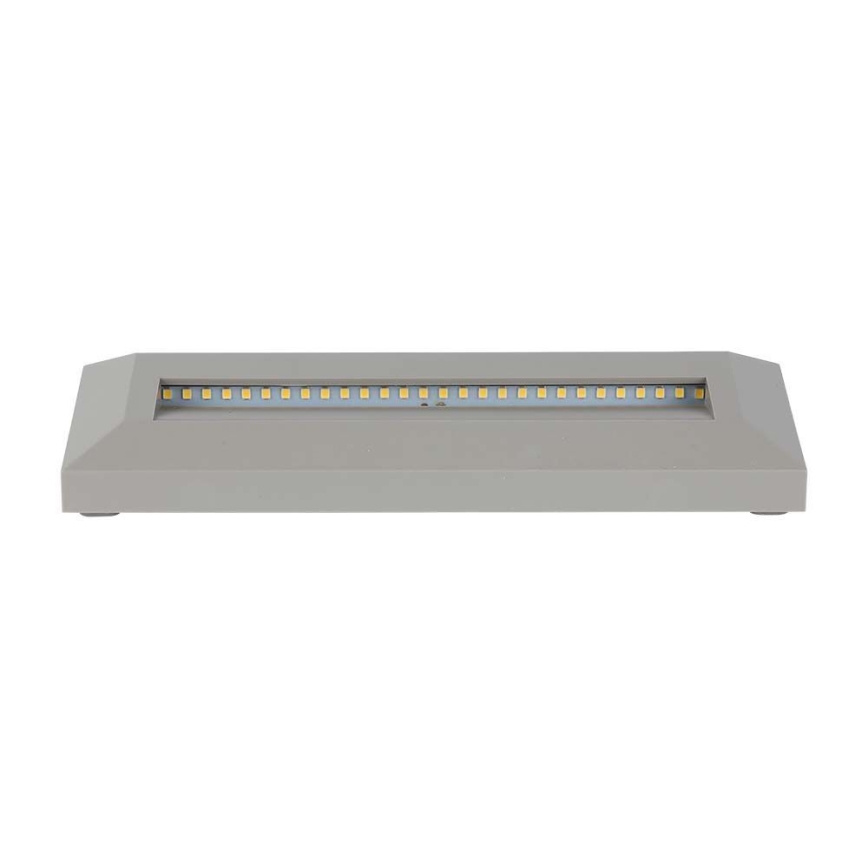 Lámpara LED para escaleras exterior LED/3W/230V IP65 3000K gris