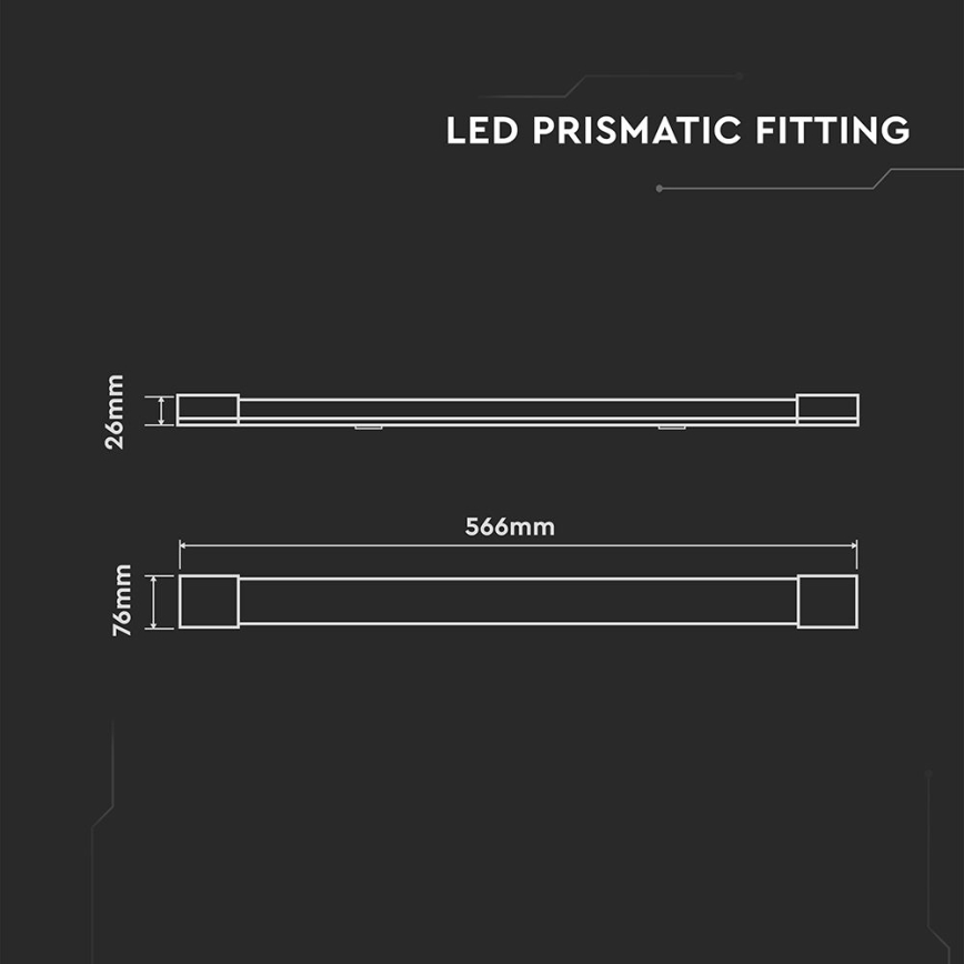 LED Lámpara fluorescente LED/20W/230V 6500K 60 cm blanco