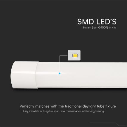 LED Lámpara fluorescente LED/40W/230V 3000/4000/6500K 116 cm