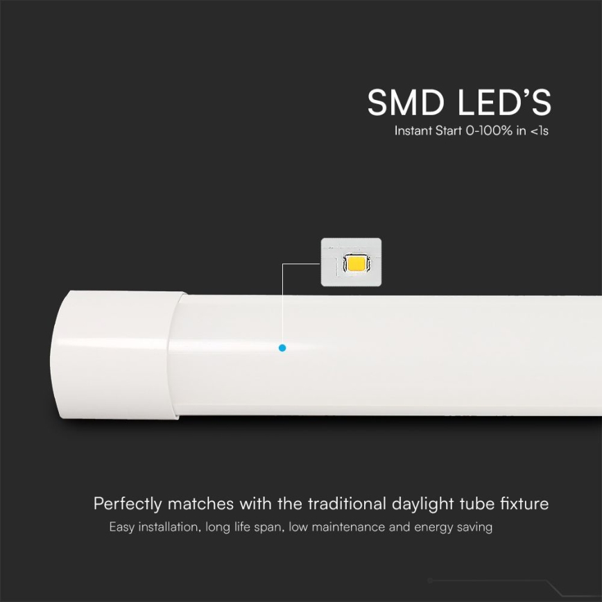LED Lámpara fluorescente LED/40W/230V 3000/4000/6500K 116 cm