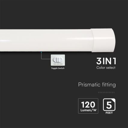 LED Lámpara fluorescente LED/50W/230V 3000/4000/6500K 146 cm