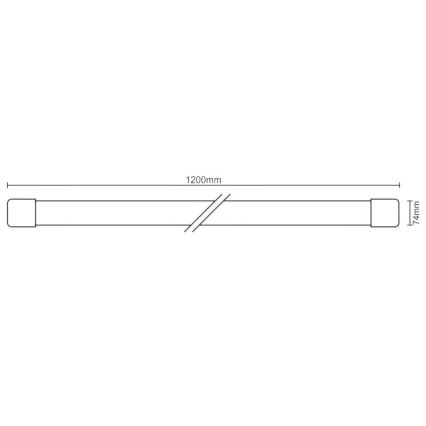 LED Lámpara fluorescente LED/72W/230V 4000K 120 cm