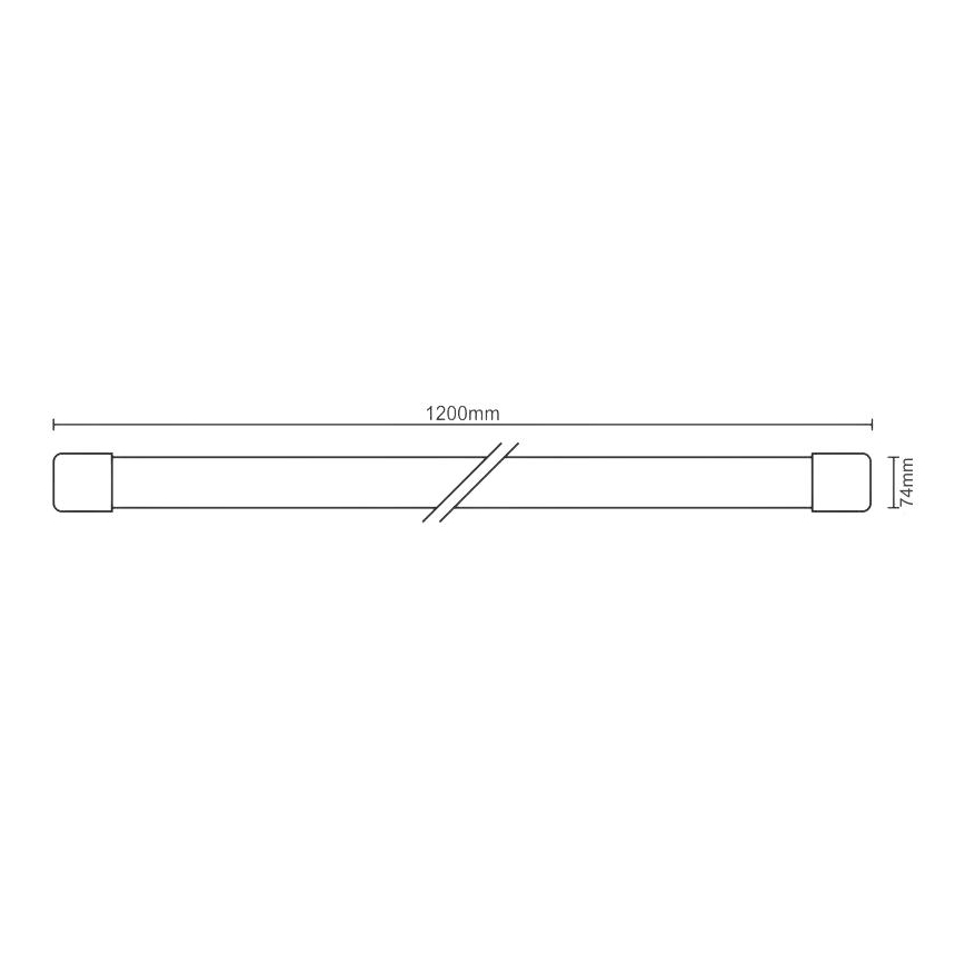 LED Lámpara fluorescente LED/72W/230V 4000K 120 cm