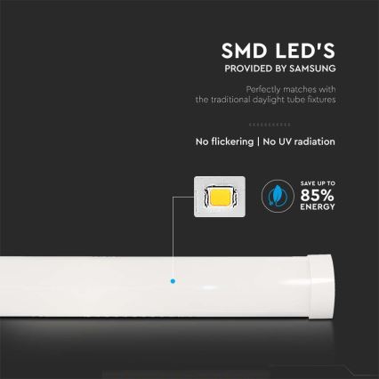 LED Lámpara fluorescente SAMSUNG CHIP LED/40W/230V 6500K 120 cm