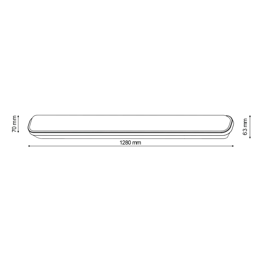 LED Lámpara fluorescente técnica 1xG13/18W/230V IP65