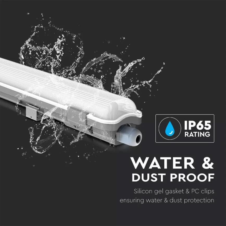 LED Lámpara fluorescente técnica T8 1xG13/22W/230V 4000K 150cm IP65