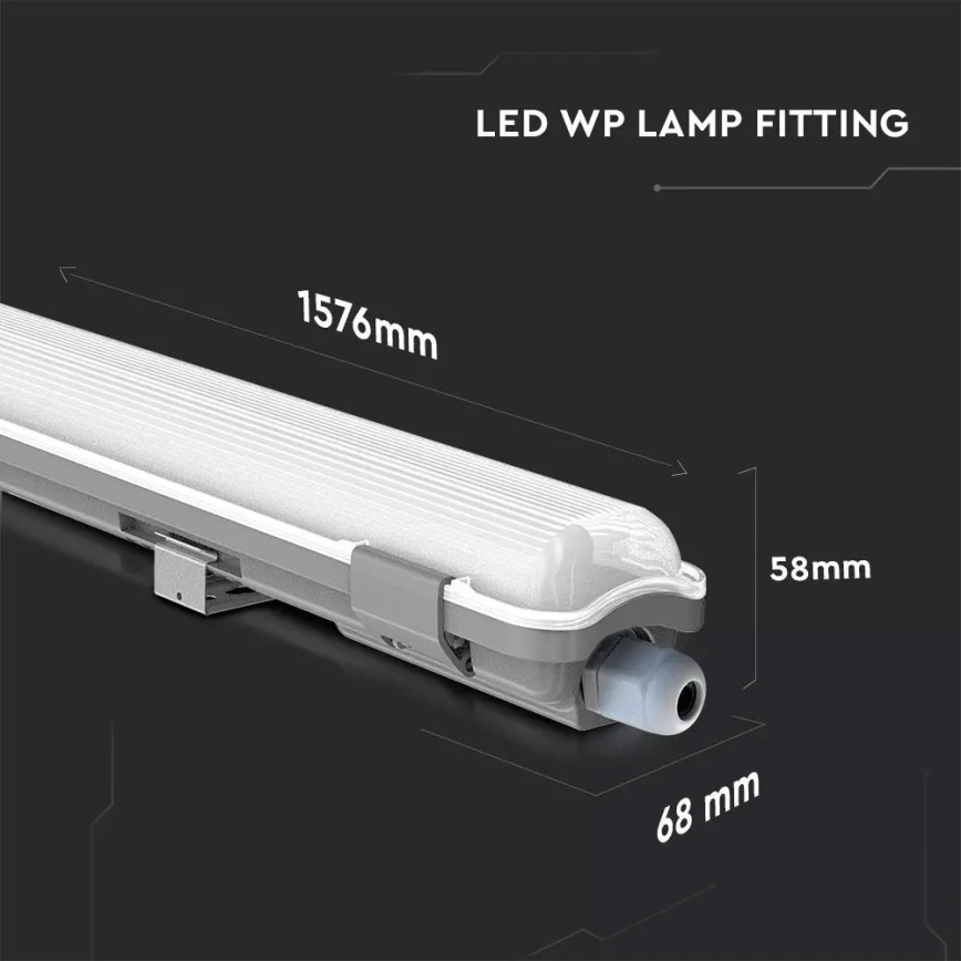 LED Lámpara fluorescente técnica T8 1xG13/22W/230V 4000K 150cm IP65