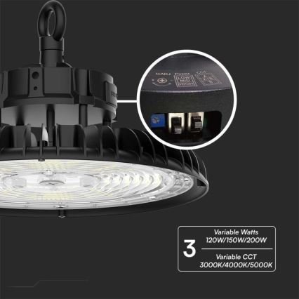 LED Lámpara industrial High Bay LED/200W/230V 3000K/4000K/6000K IP65
