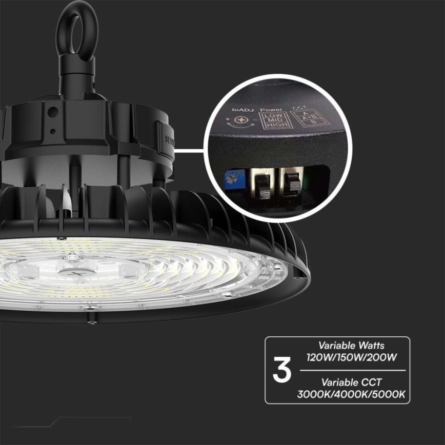 LED Lámpara industrial High Bay LED/200W/230V 3000K/4000K/6000K IP65