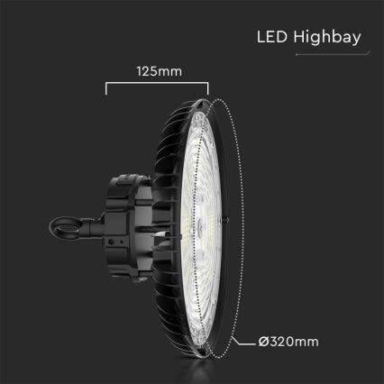 LED Lámpara industrial High Bay LED/200W/230V 3000K/4000K/6000K IP65