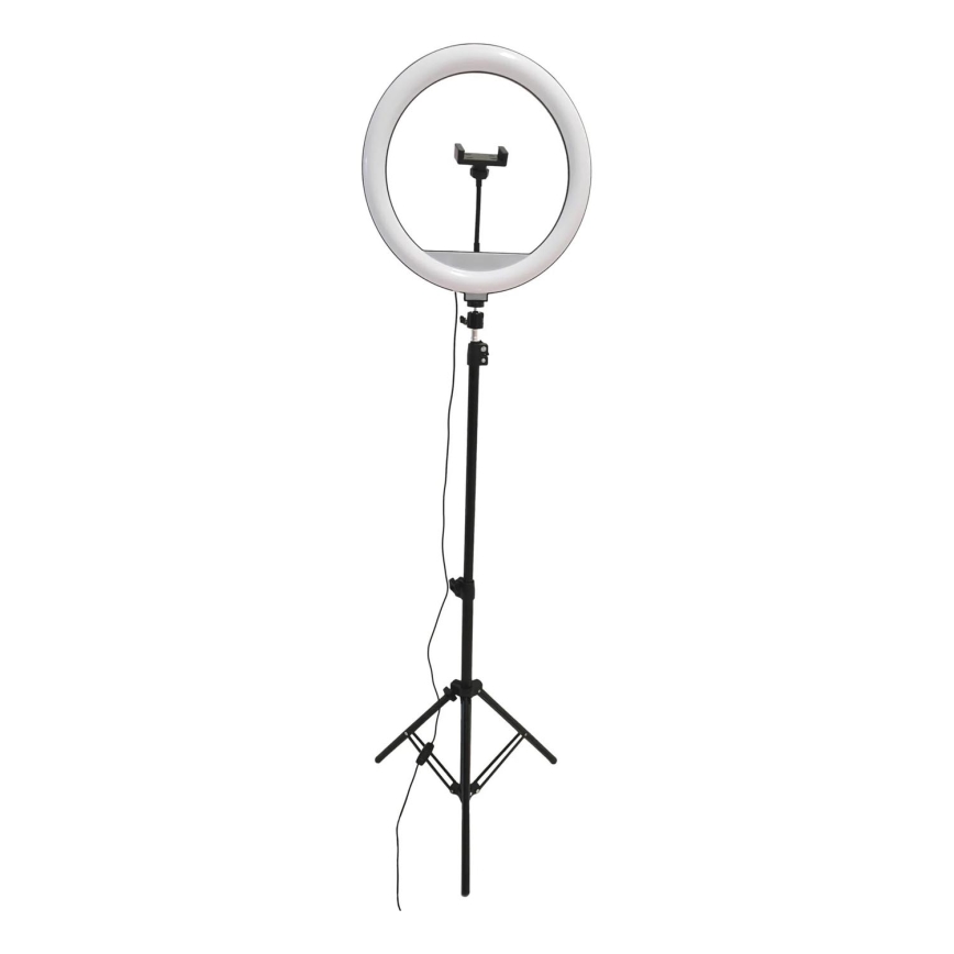 LED Lámpara regulable con trípode y soporte para vlogging LED/15W/5V 2700-6500K