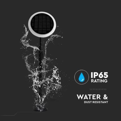 LED Lámpara solar ajustable GARDEN LED/8W/5V 60-129 cm 4000K IP65