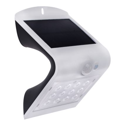 Lámpara solar LED con sensor de movimiento y crepúsculo LED/1,5W/1200 mAh 3,7V IP65